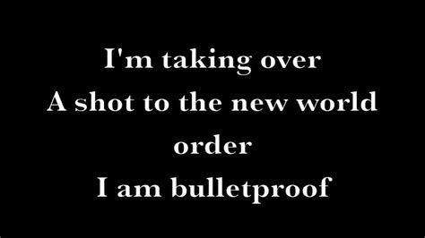 i am bulletproof lyrics
